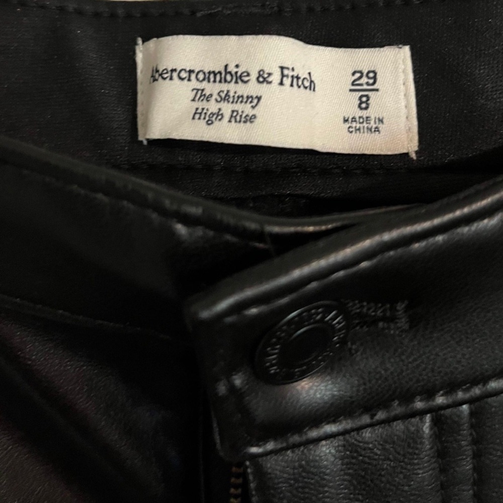 Abercrombie & Fitch Leather Skinny Pants